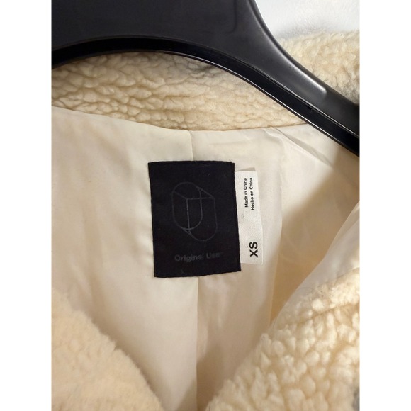 Original Use Sherpa Teddy Jacket – Cream – Size XS - Picture 7 of 7